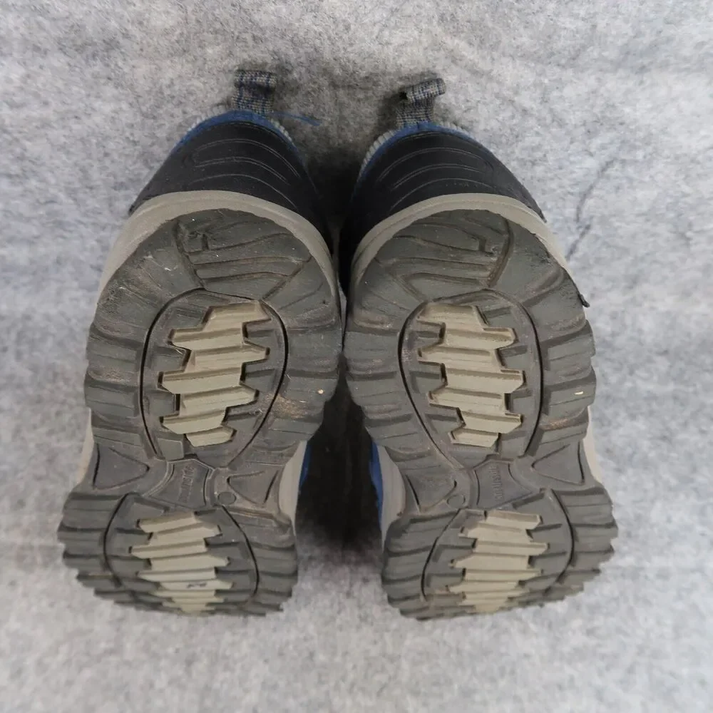 Northside Shoes Kids 3 Hiking Boots Suede Waterproof Athletic High Top Blue Gray